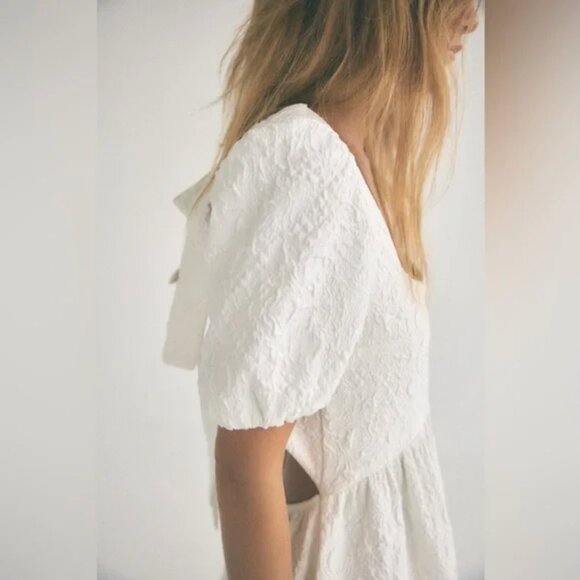 Zara Jacquard Midi Dress XS - Picture 5 of 8